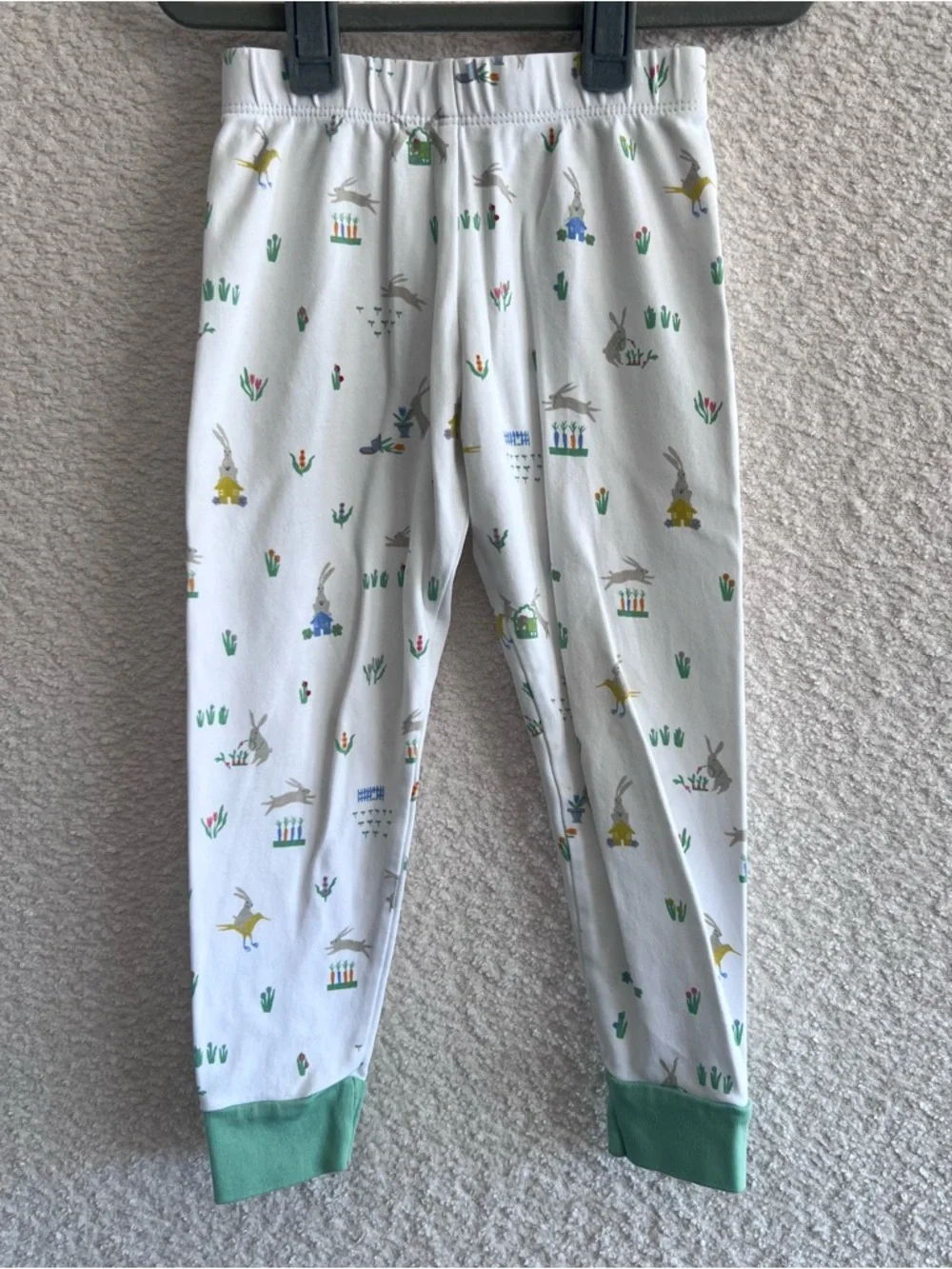 LAKE Infant Pima Cotton Bunnies Spring Pajama Pants Size 4T